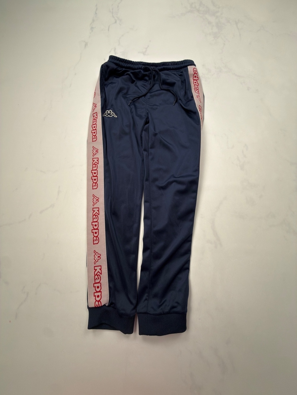 Kappa Logo Joggers Navy 2000s Streetwear - Boys 12